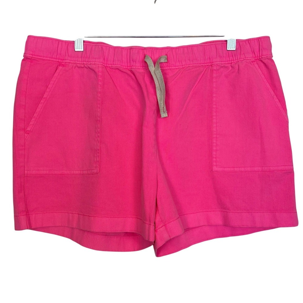 Vineyard Vines 3.5" Herringbone Pull On Shorts L Knockout Pink Preppy Resort NWT
